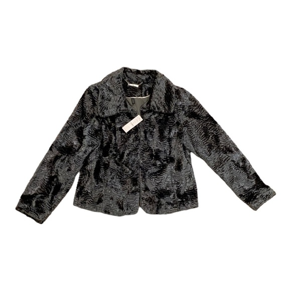 New With Tags WH | BM Dark Gray  Persian Cropped Coat-  LP - Picture 2 of 12